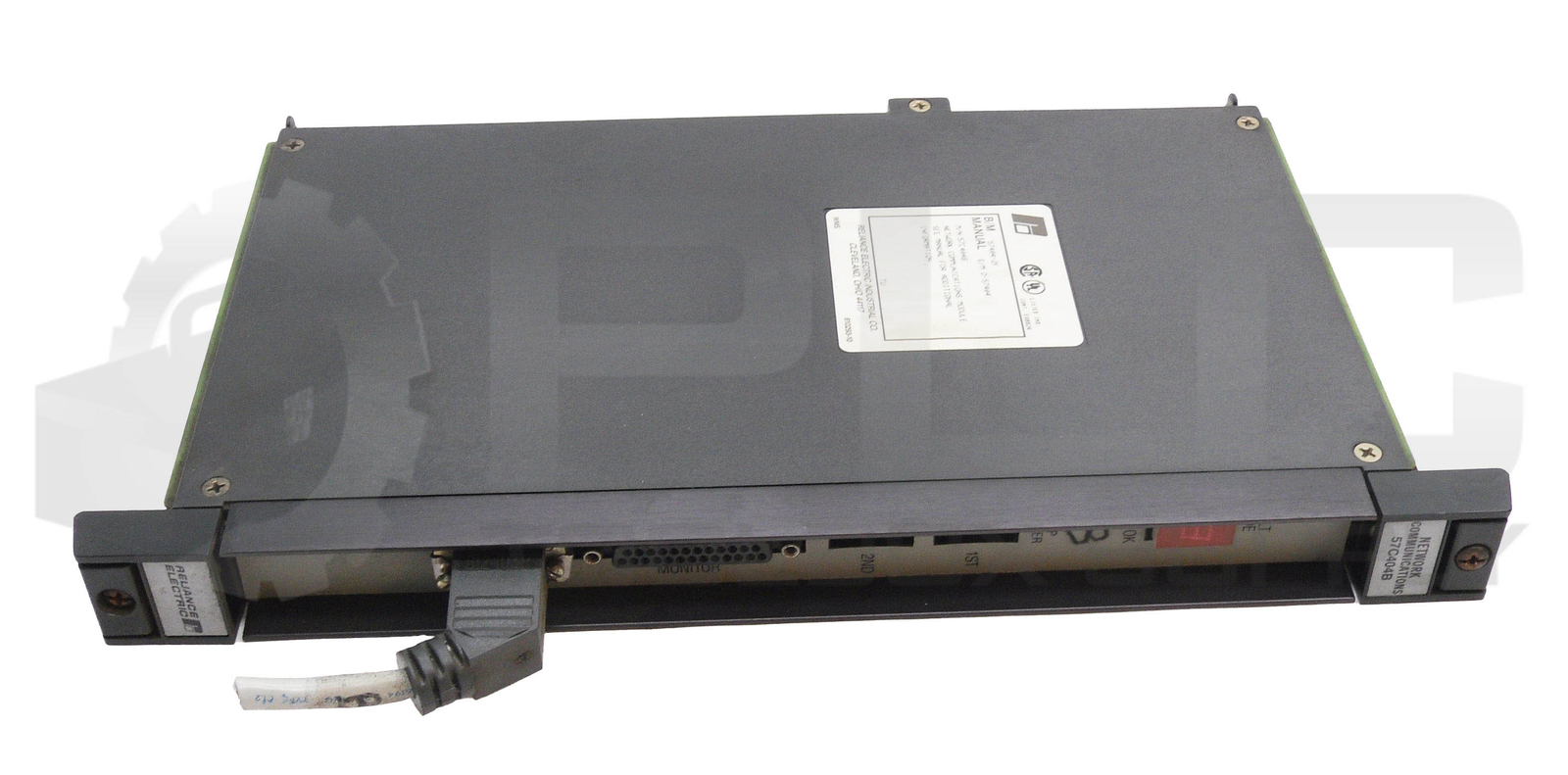 RELIANCE ELECTRIC 57C404B NETWORK COMMUNICATIONS MODULE 57404-2F