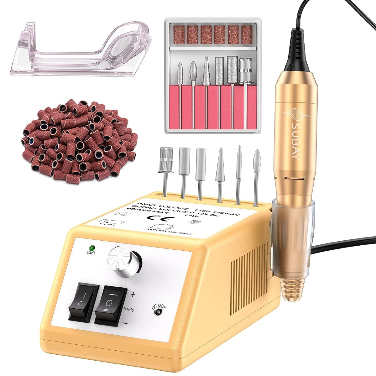 Professional Electric Nail File Drill Manicure Tool Pedicure Machine Set Kit