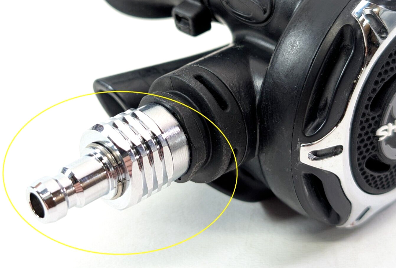 QD Quick Disconnect Hose Male Adapter for all 2nd Stage Scuba Diving Regulators