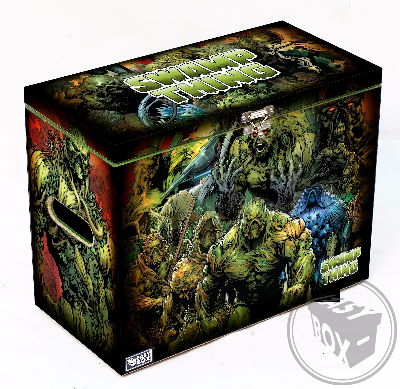 Large Comic Book Hard Storage Box Chest MDF Swamp Thing