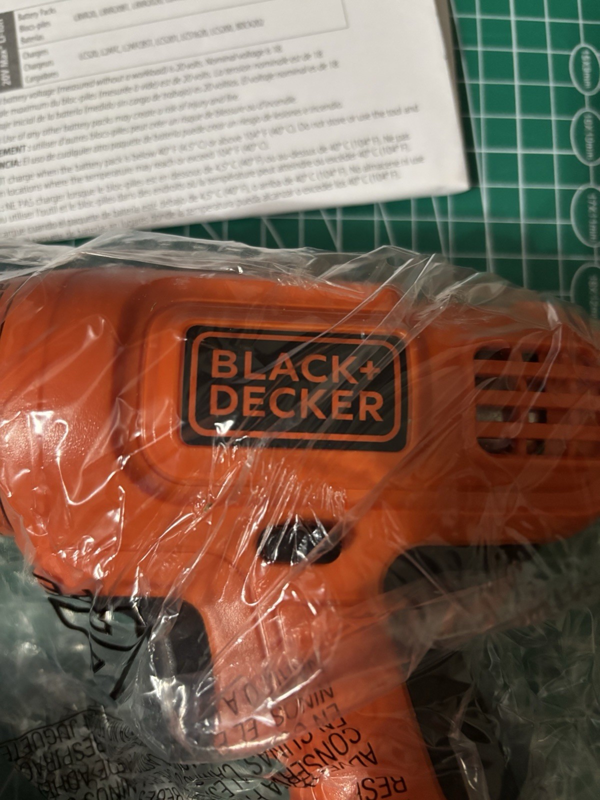 BLACK+DECKER 20V Max Cordless Drill Driver with 30 pcs Accessories LD120VA