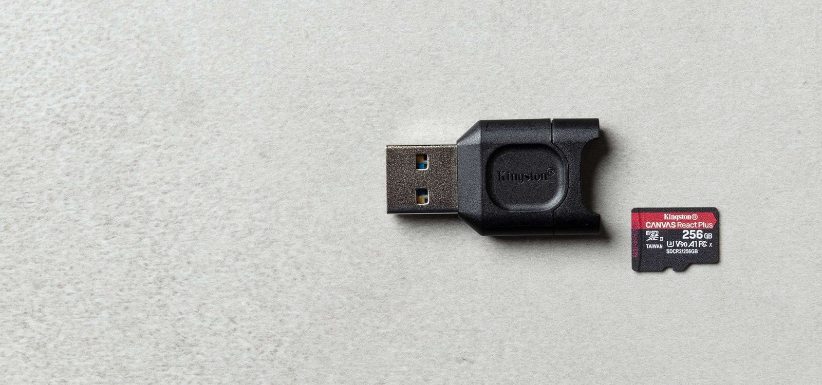 Kingston MobileLite Plus USB 3.2 microSDHC/SDXC UHS-II Card Reader Black