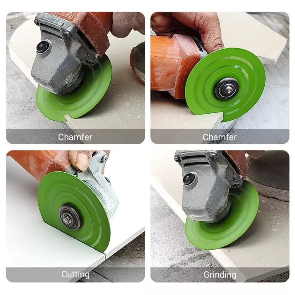 3PCS Rock Plate Flat Grinding Blade Tile Chamfering Cutting Sanding Blade Wheel