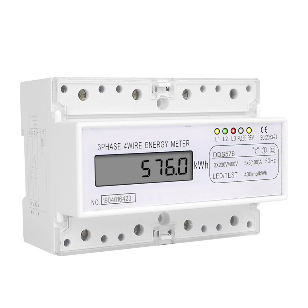 Digital Power Meter for Accurate Electricity Measurement in Three Phase Systems