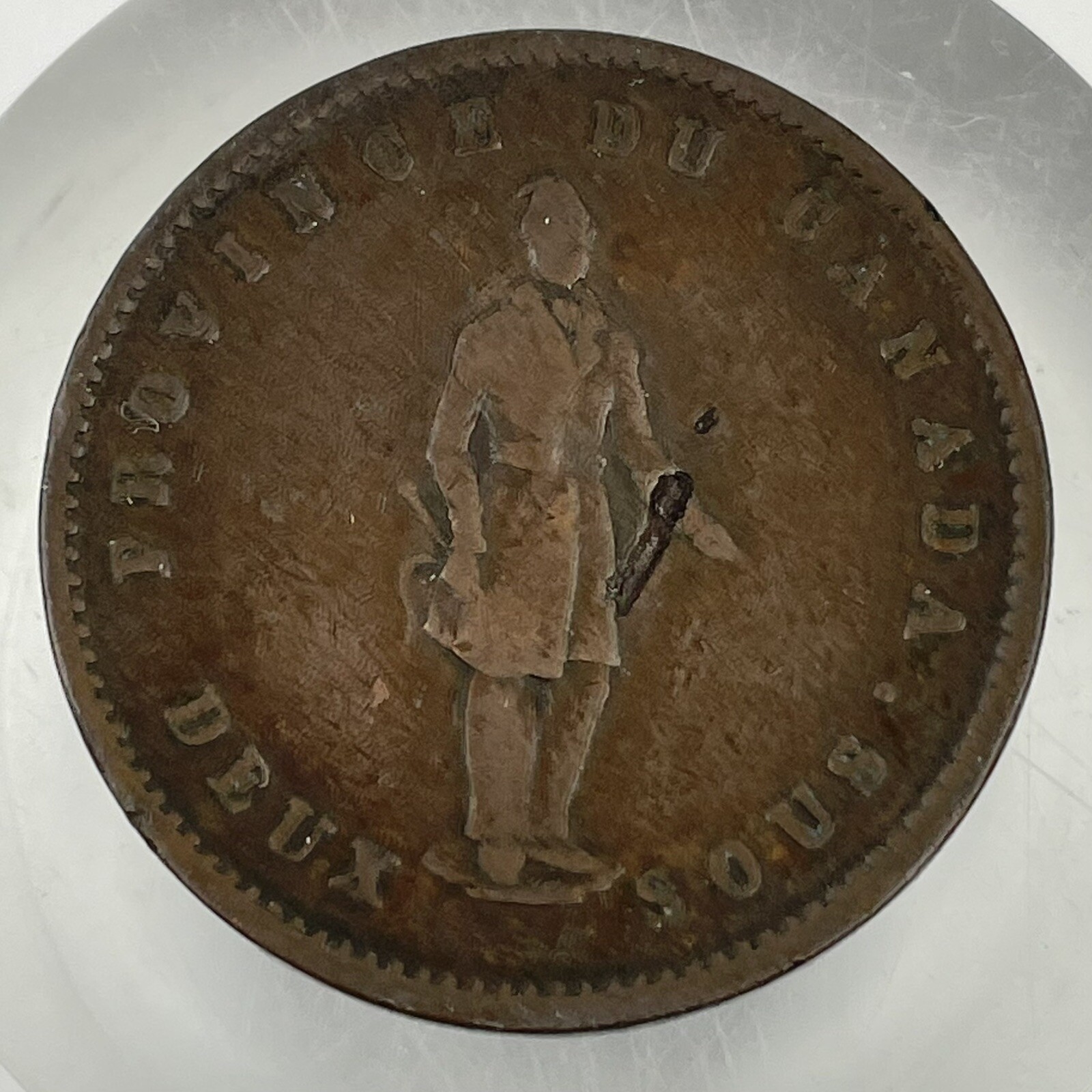Canada Quebec One Penny Bank Token 1852