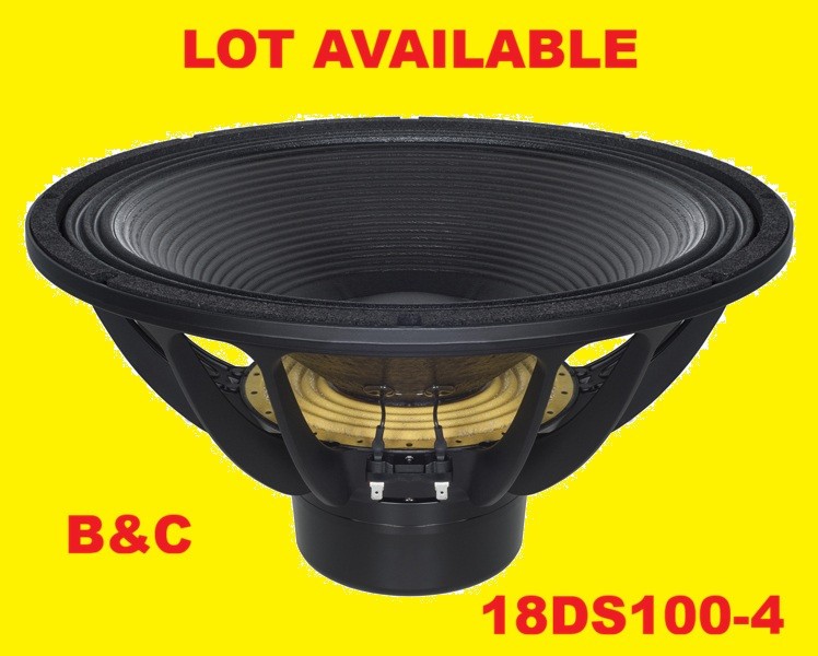 🍀 NEW! B&C 18DS100-4 18" Professional Neodymium Subwoofer 3000w 4 ohms