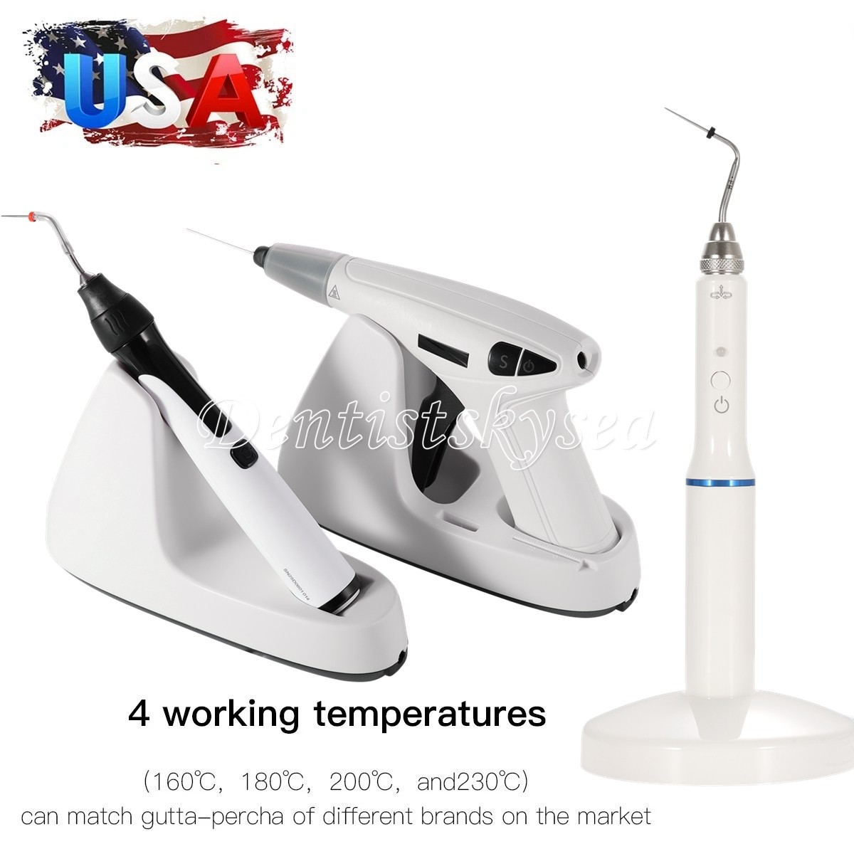 Dental Endo Gutta Percha Obturation System Pen /Endodontics Heated Pen +Tips