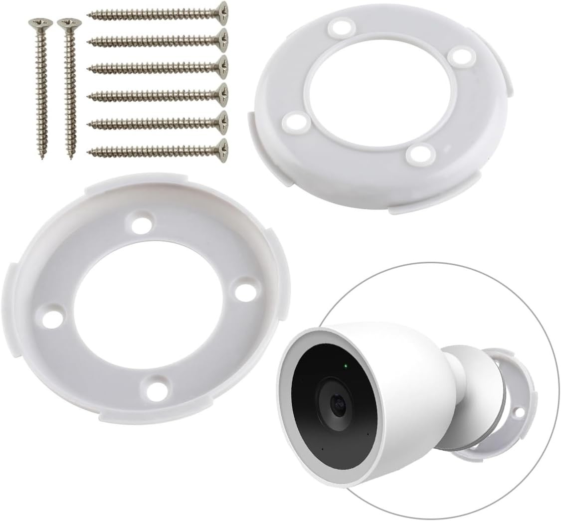 Wall Mount Plate for Google Nest Camera Grey
