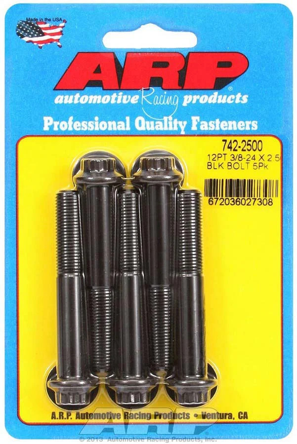 ARP 742-2500 742-2500 Bolt Kit - 12pt. (5) 3/8-24 x 2.500