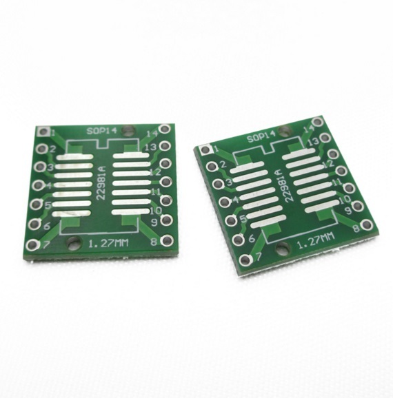 5PCS SOP14 SSOP14 TSSOP14 DIP 0.65/1.27/2.54mm Adapter PCB Board Converter T9