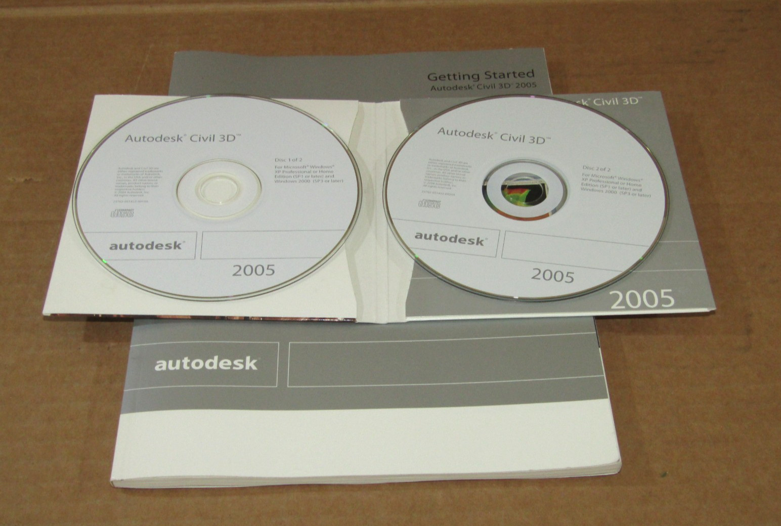 Autodesk Civil 3D 2005 CD (no key)