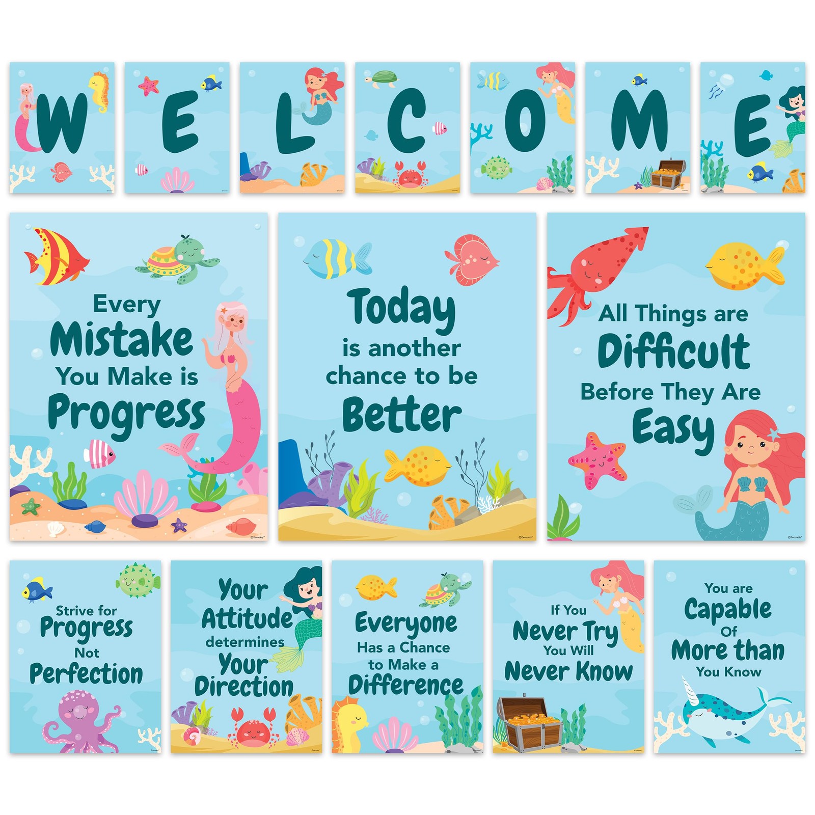 Decorably 15 Welcome Under the Sea Classroom Decorations