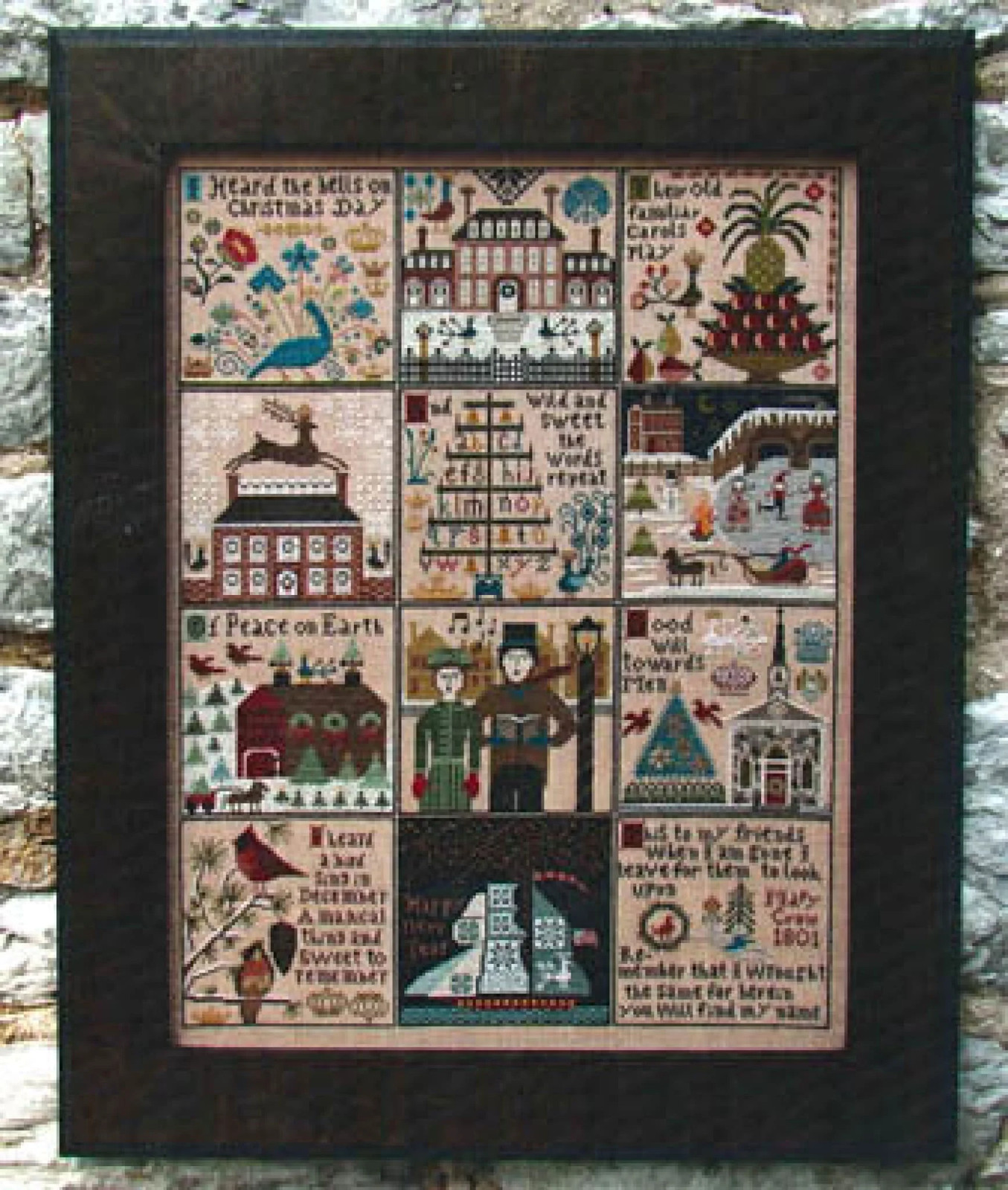Christmas at Hawk Run Hollow by Carriage House cross stitch pattern