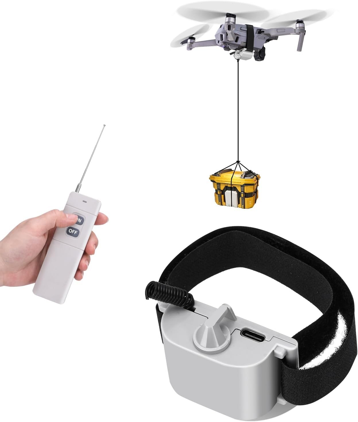 Universal Drone Airdrop System Compatible with