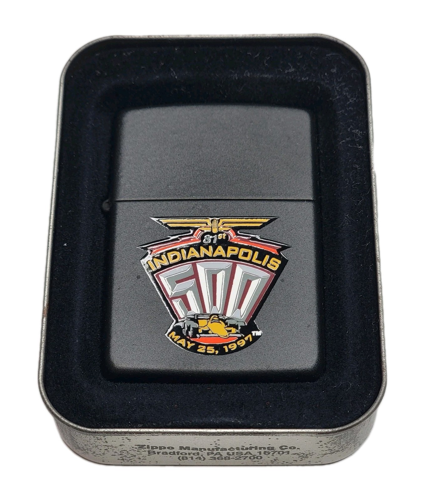 Zippp Lighter 81st INDIANAPOLIS 500 Race Old New Stock Unfired SEALED