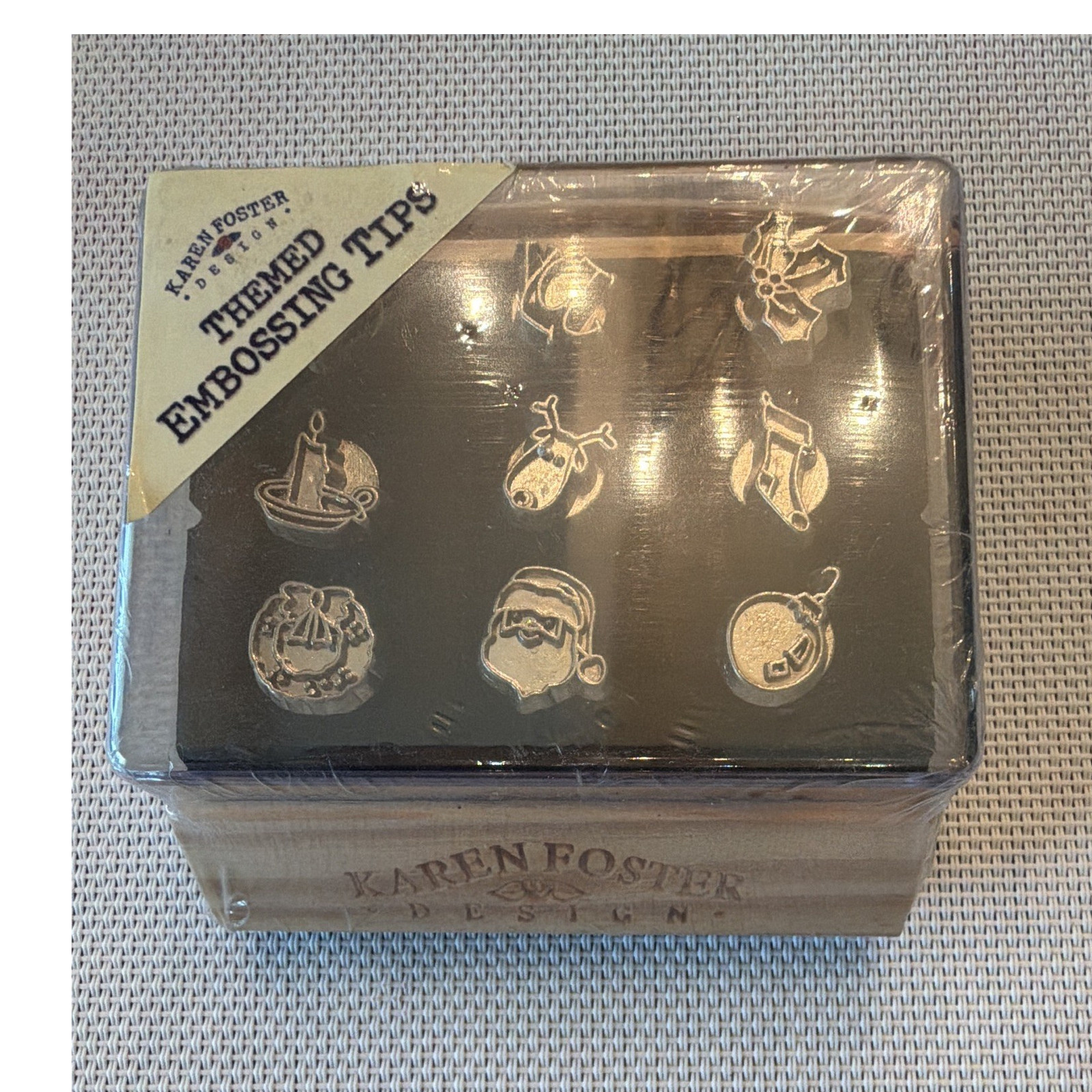 Karen Foster Design Christmas Themed Embossing Tips 9pc #03002 for Clikit Tool