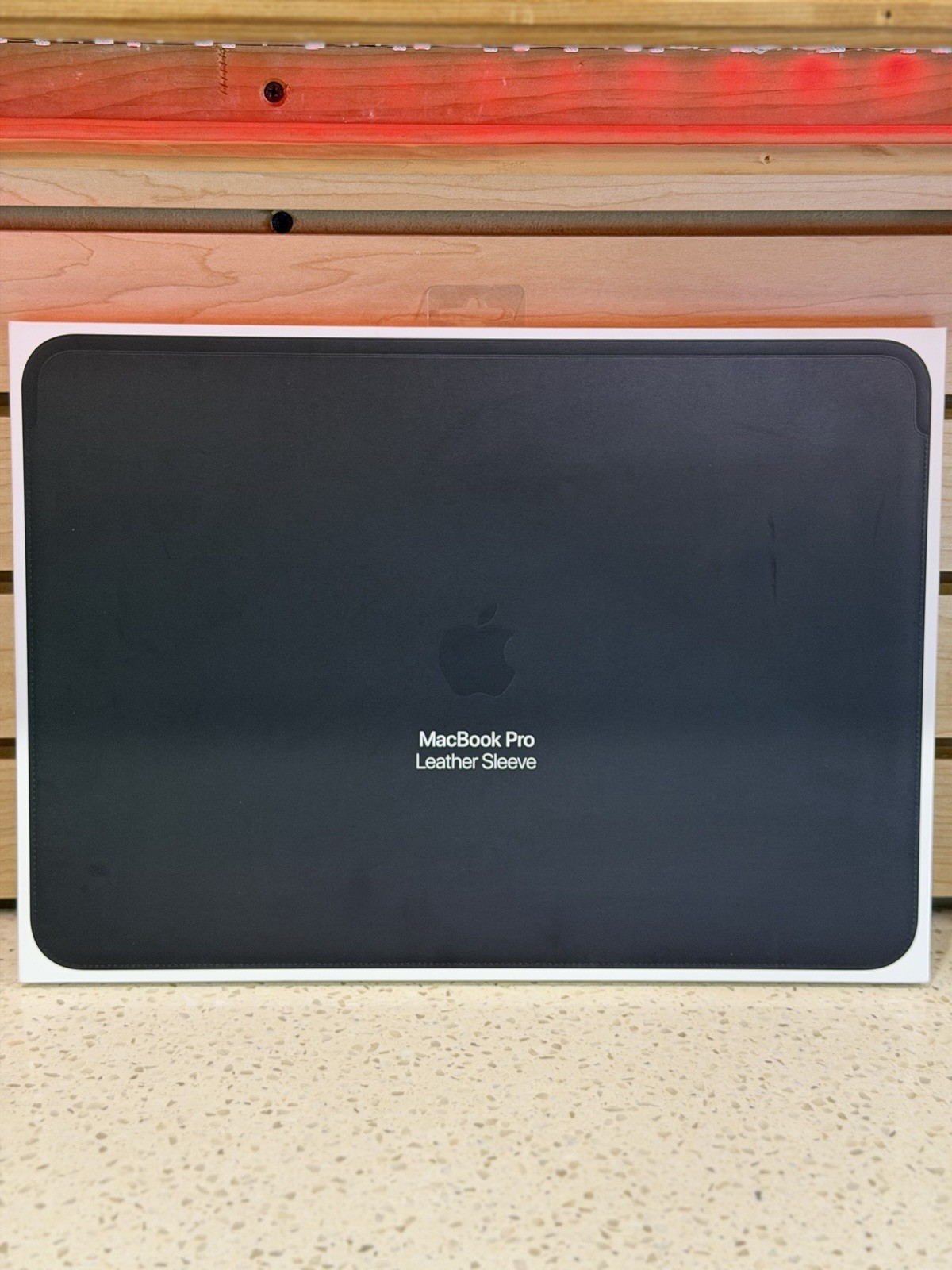 Apple Leather Sleeve (for 15-inch MacBook Pro) – Black - Brand NEW!