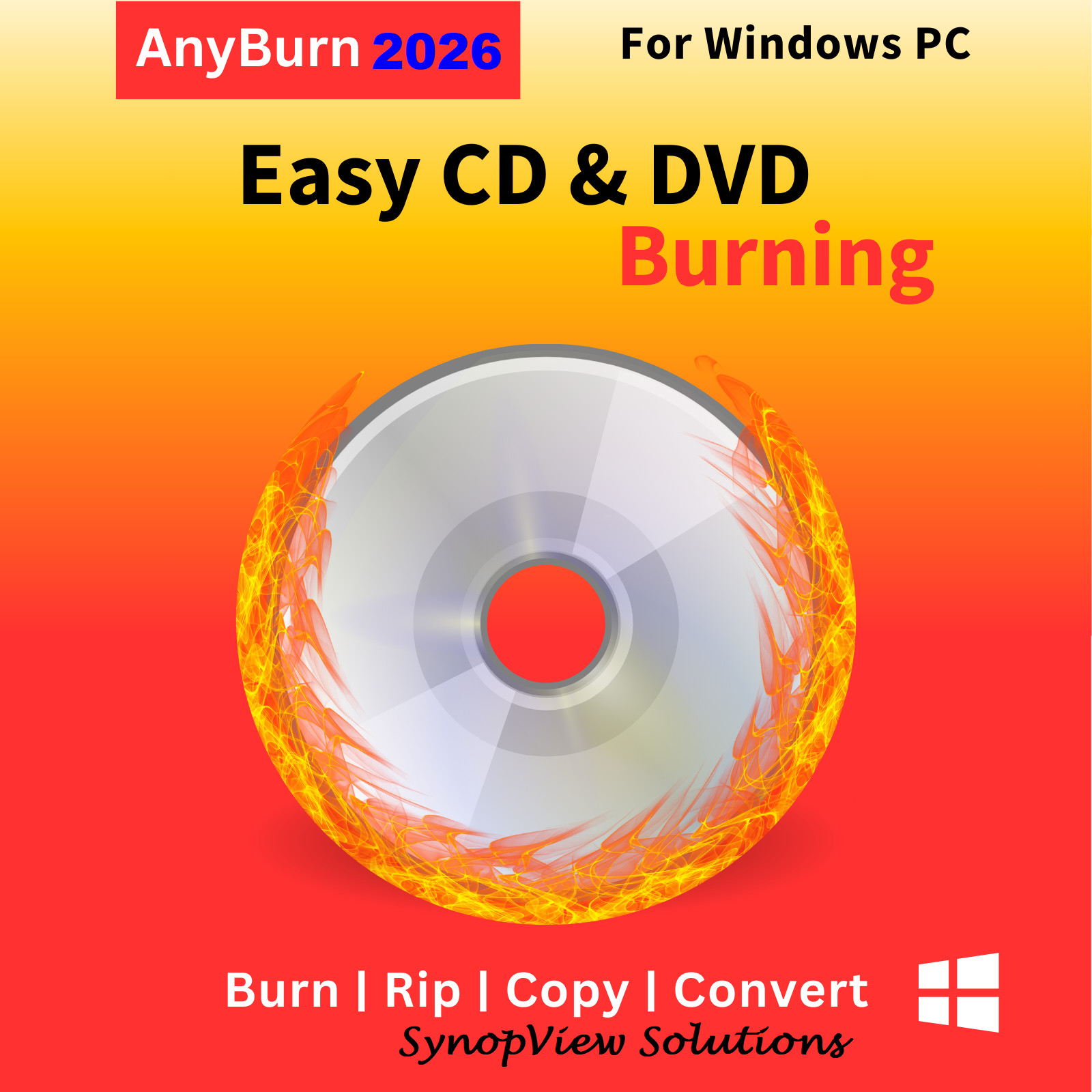 Easy CD DVD Blu-ray Burning Software Iso Writing for Windows 2026 on USB