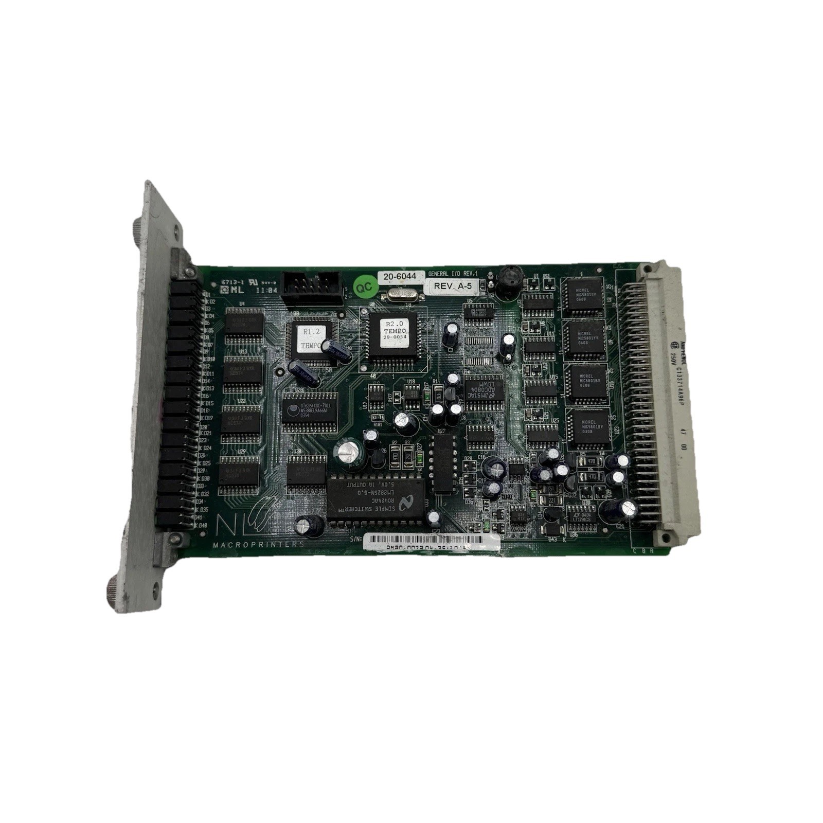 Scitex FB6100 PCB ASY GEN IO BRD FOR WHT INK SPT - 20-0044  general i/o 20-0012