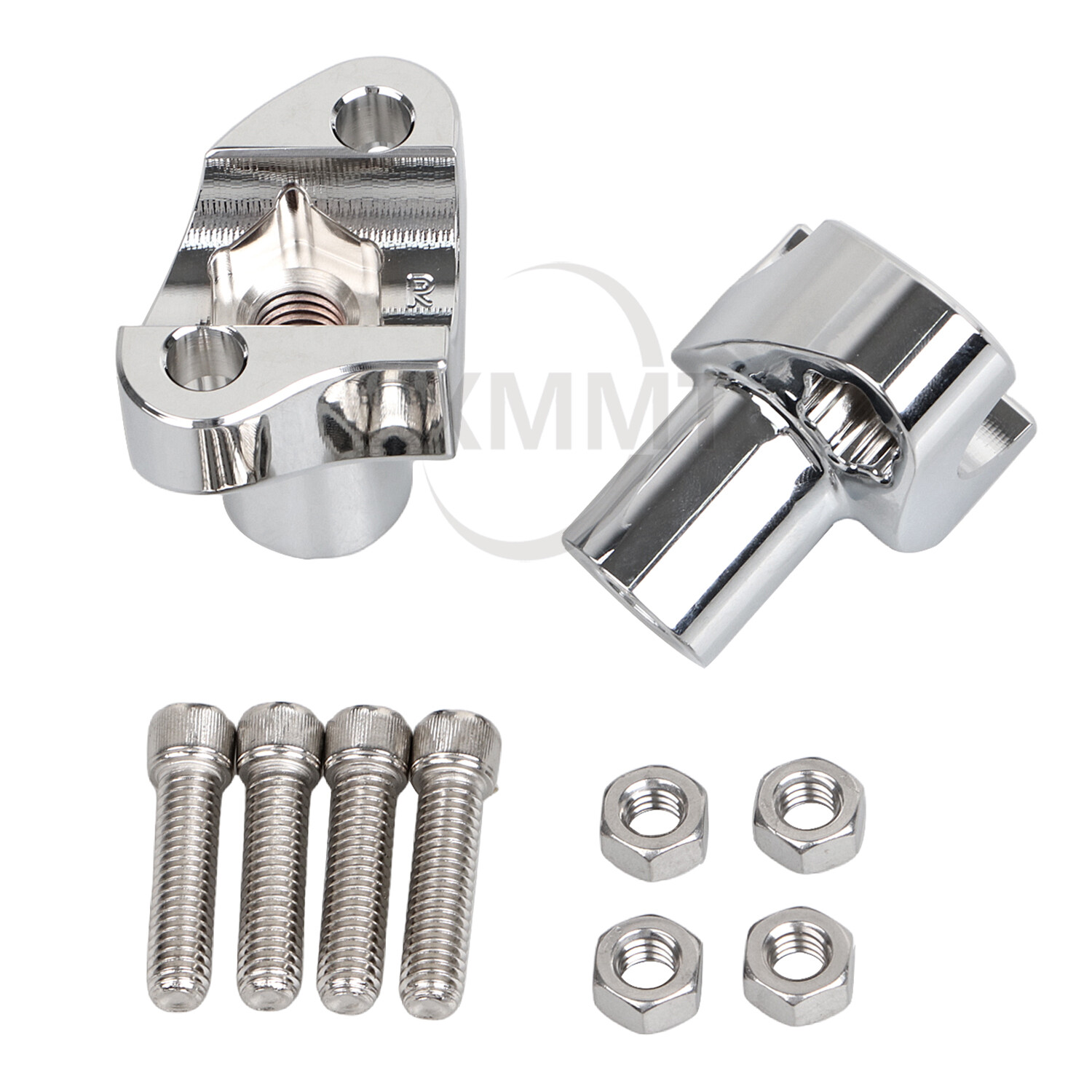 2" Tall Handlebar Risers Bottom For Harley Dyna Fat Boy Softail Road King Glide