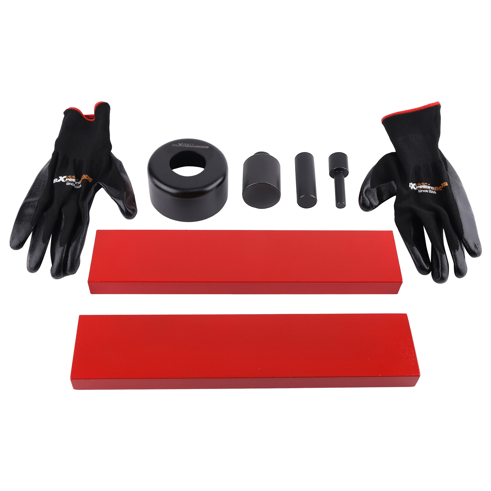 Industrial Strength Press Accessory Kit 50 Ton with Bearing Shield & Punch Set