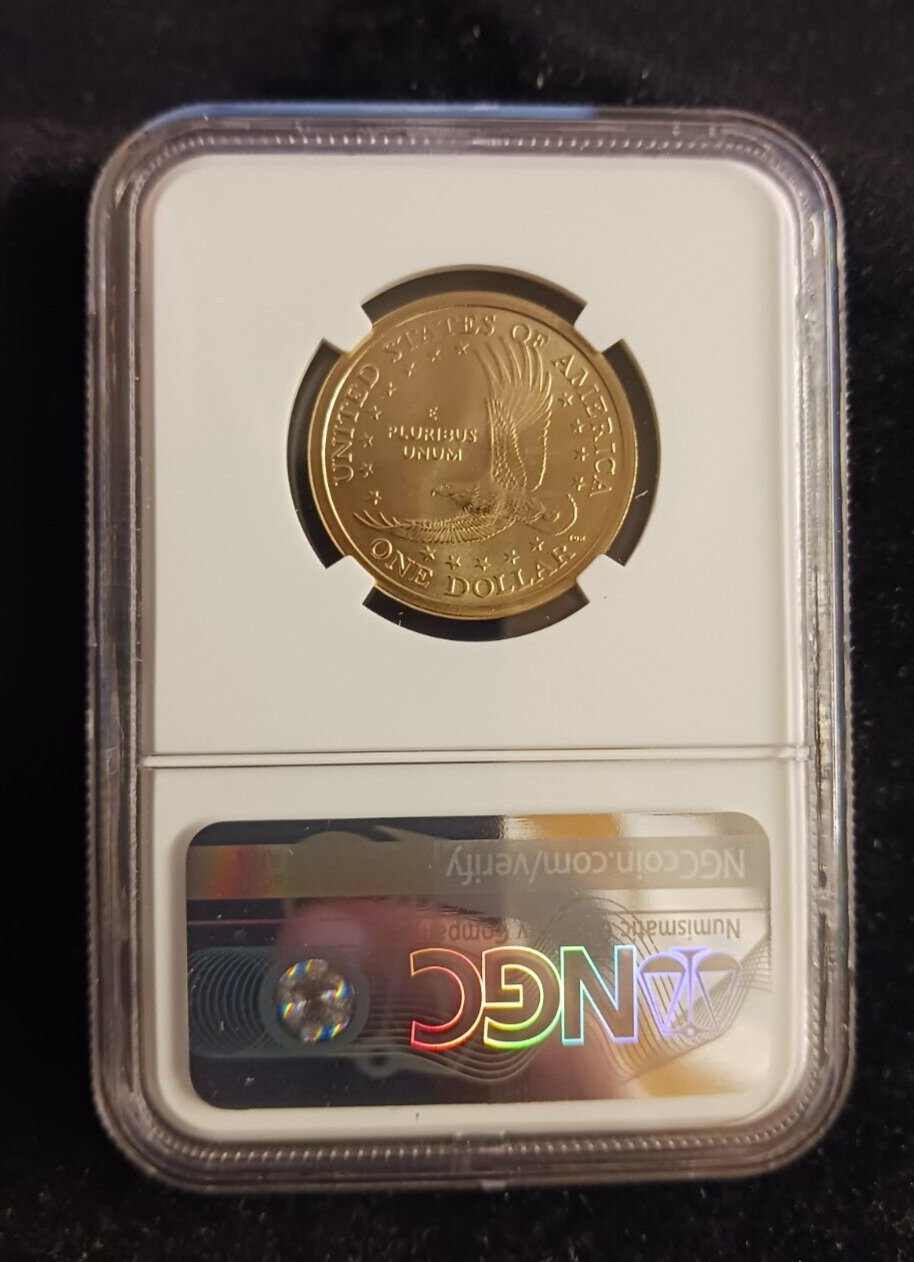 2008(D) SMS NGC MS 67 Sacagawea Dollar Coin