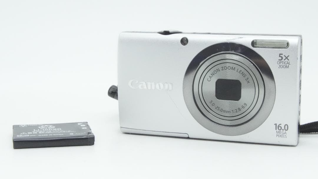 Canon Powershot A2300 Silver Compact Digital Camera Tested Working Japan