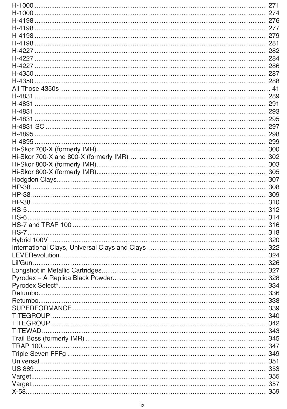 Propellant Profiles Seventh Edition