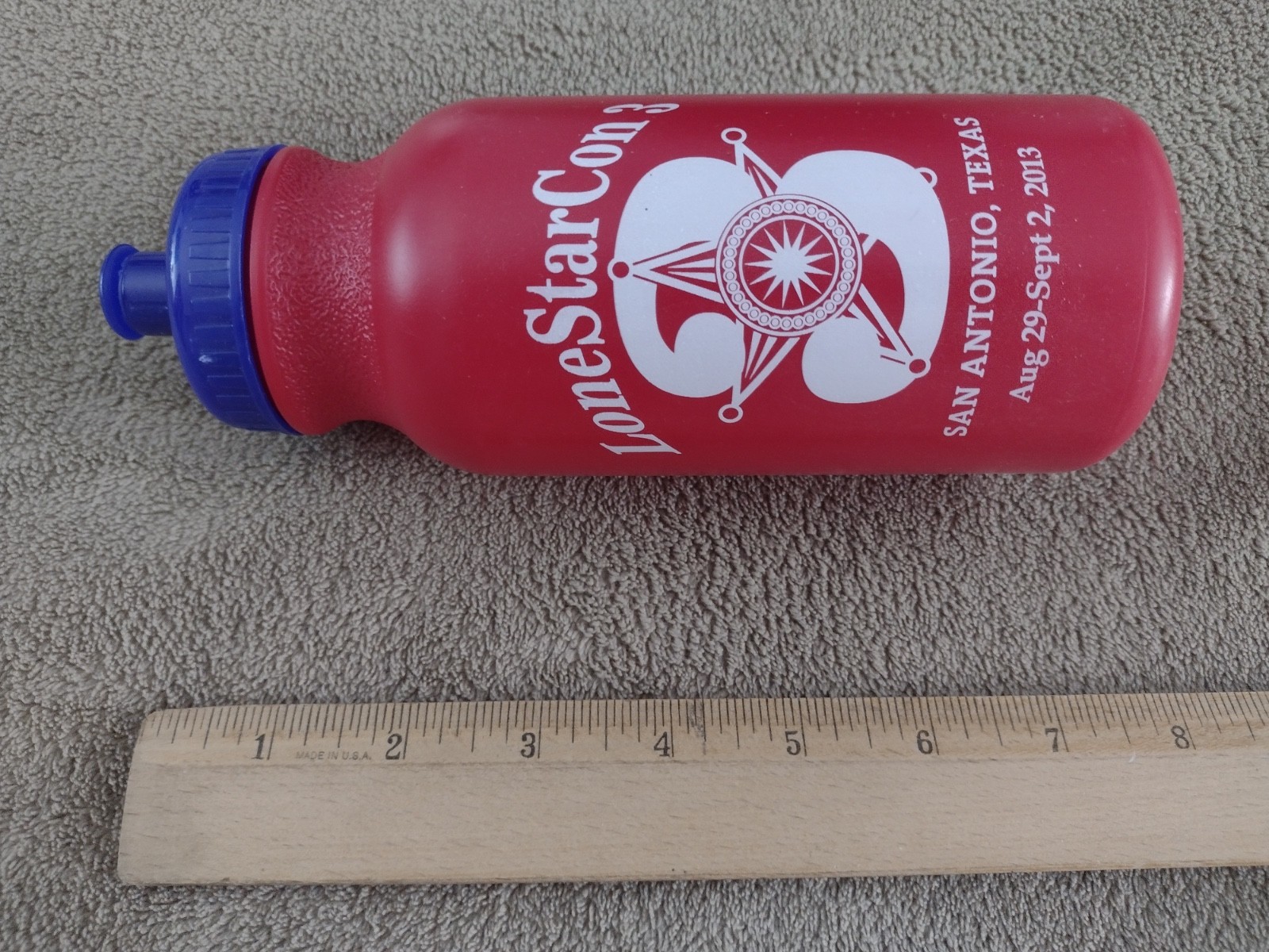 LoneStarCon 3 (2013) WORLD SCIENCE FICTION CONVENTION Souvenir Water Bottle