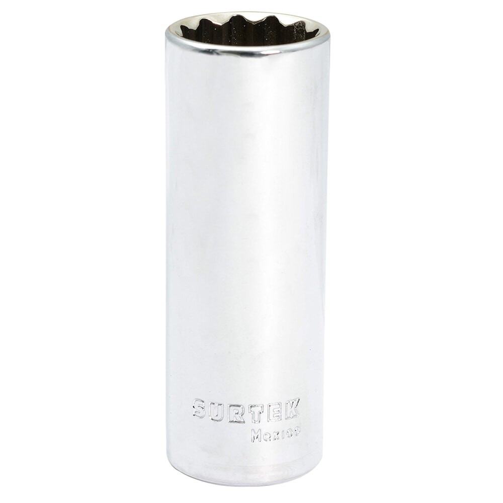 Surtek F5832L 1/2" Drive 12-Point SAE Deep Socket 1"