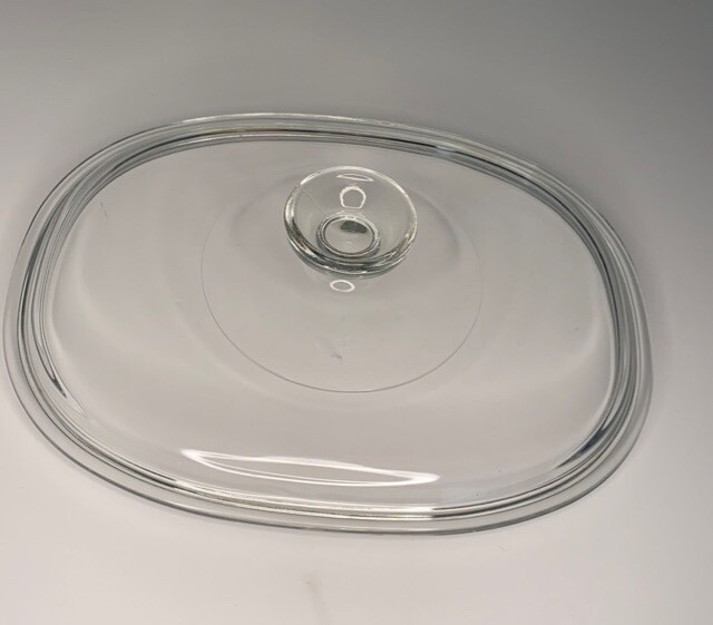 Vintage PYREX oval 18 F12C Clear Glass