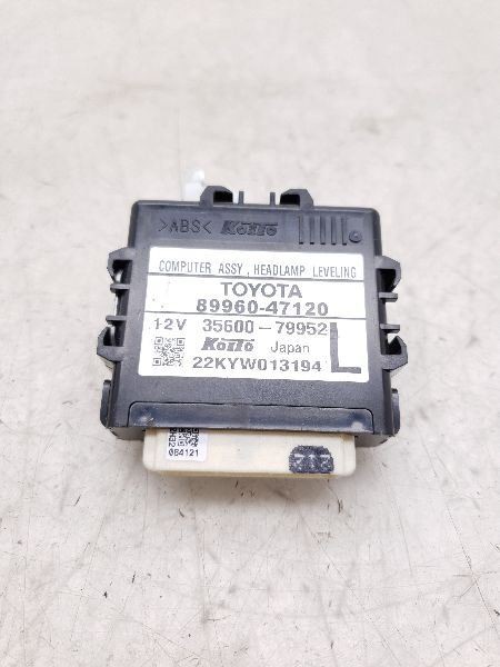 2012 TOYOTA PRIUS HEADLAMP LEVELING CONTROL MODULE ECM ASSEMBLY