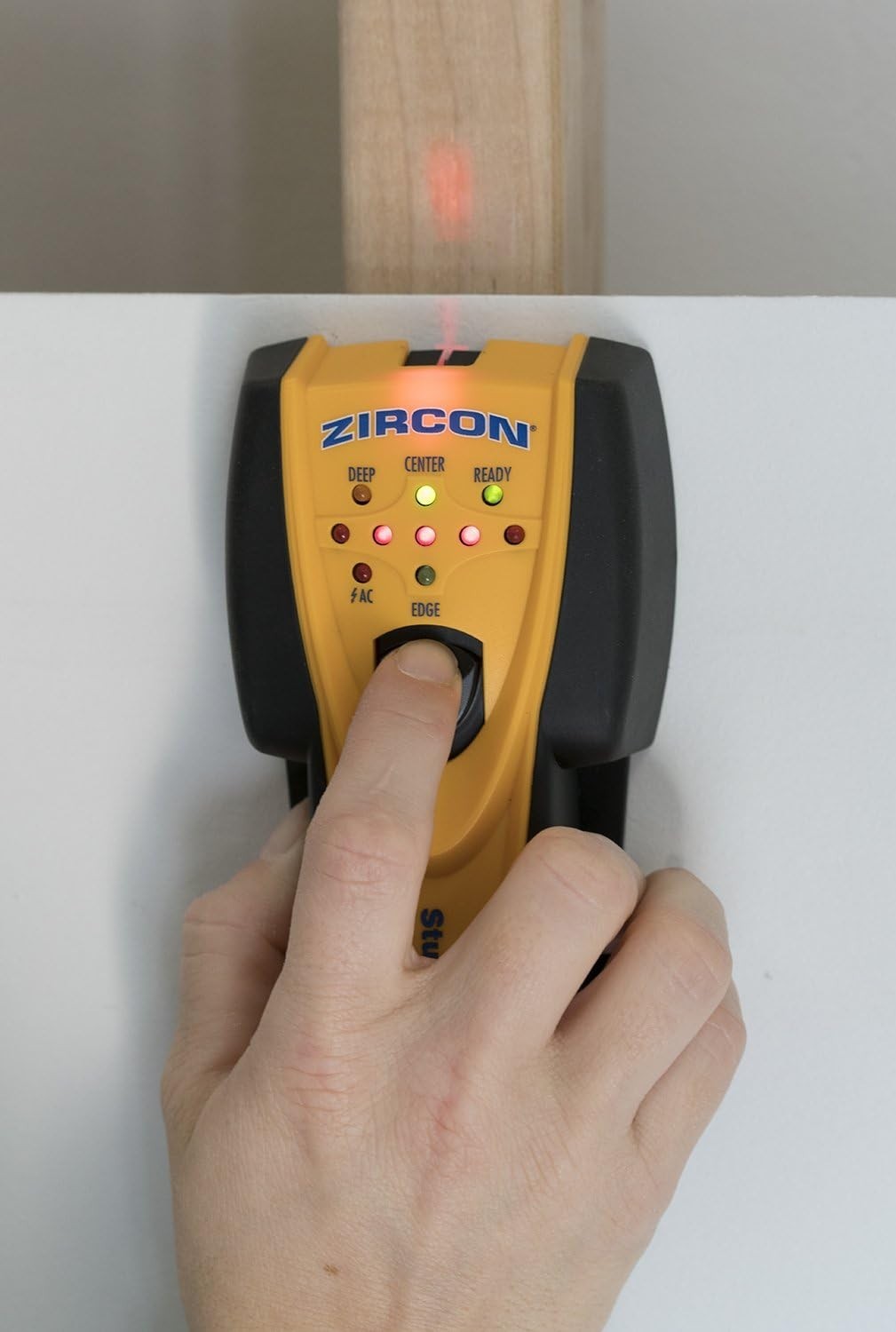 Zircon stud finder sensor wall scanner, built-in marker, wire warning, battery
