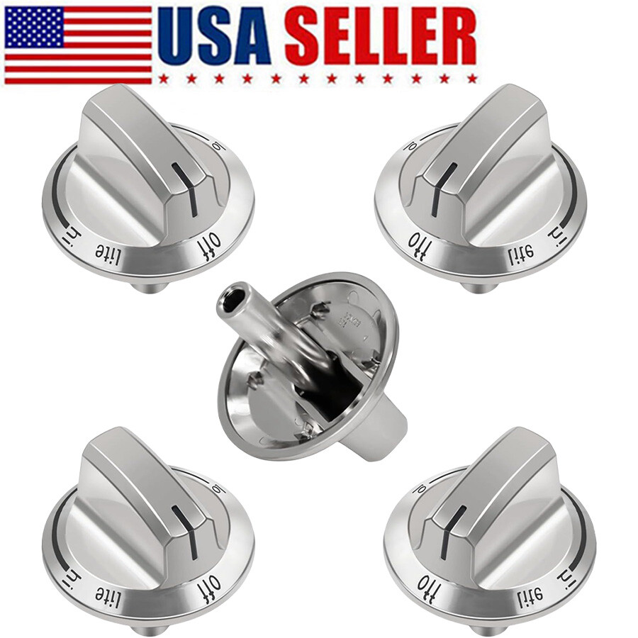 NEW 5PACKS GENUINE FOR FRIGIDAIRE CONTROL KNOB 5304525746 5304504839 OEM