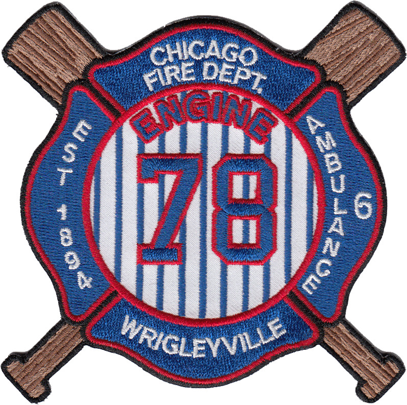 CHICAGO FIRE DEPARTMENT HOUSE PATCH: Engine 78 / Ambulance 6, Wrigleyville