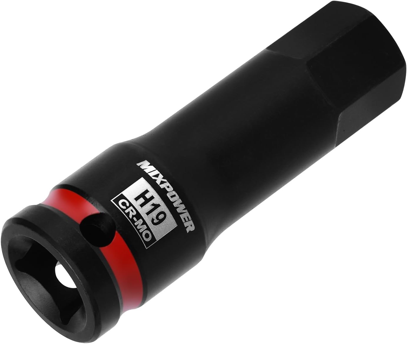 MIXPOWER 1/2" Drive 19mm Hex Impact Bit Socket, Allen CR-MO