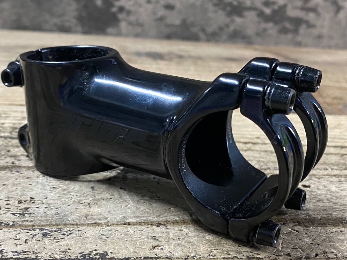 Prime Doyenne Lightweight Road Stem Aluminum Black 70mm Φ31.8 OS For road bikes