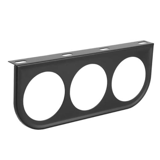 Gauge Holder 52mm/2in 3 Hole Triple Instrument Panel Shell Gauge Mounting Black