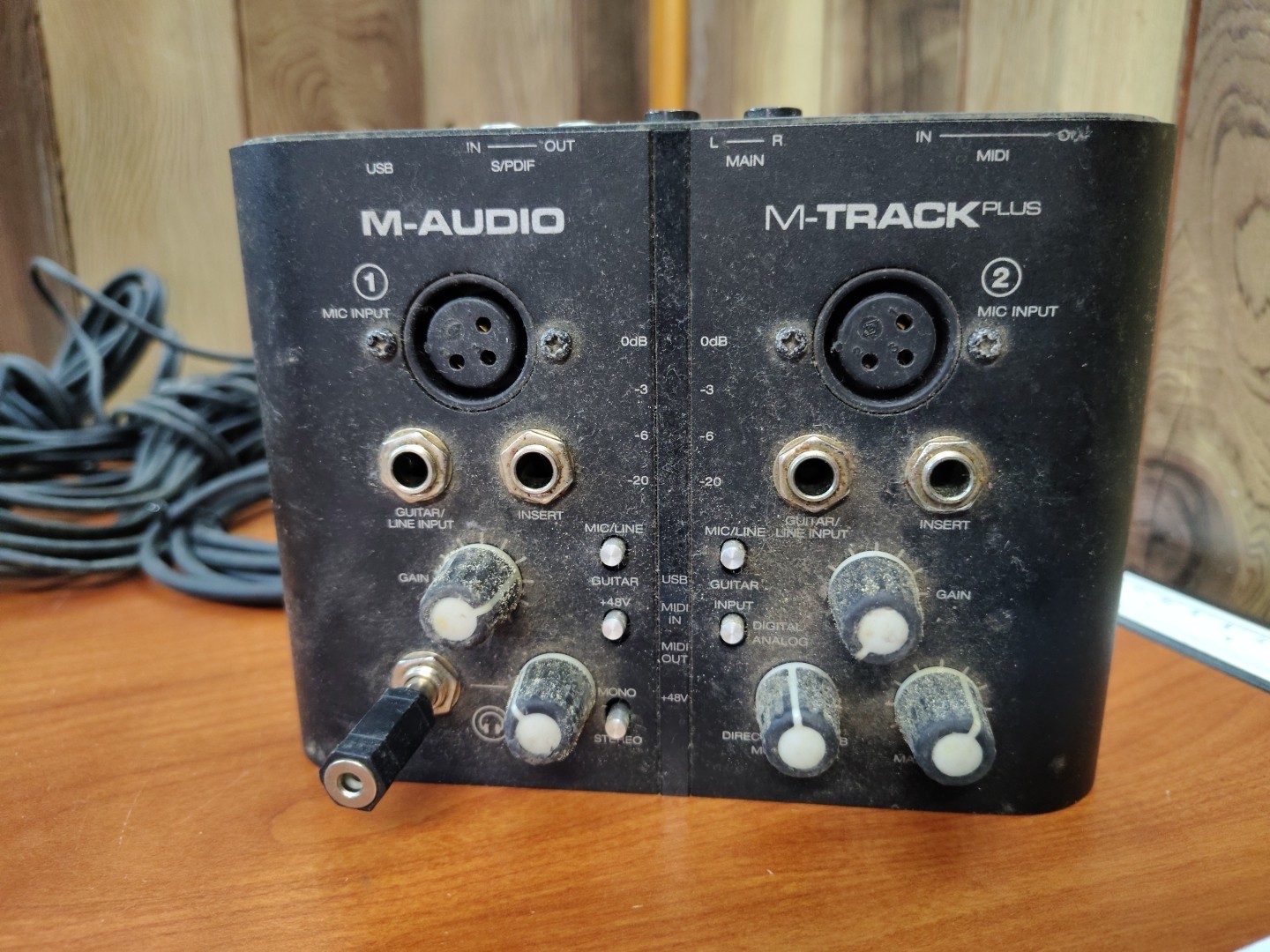M-Audio M-Track Plus 2x2 Audio Interface UNTESTED as Is