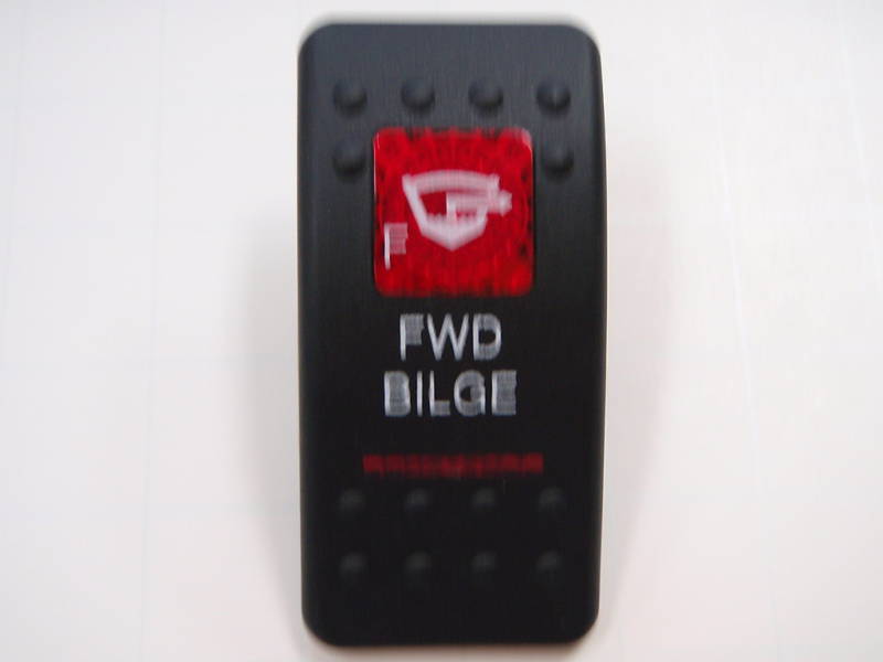 CONTURA BILGE FWD ACTUATOR   SCREENED 2RED LENSES