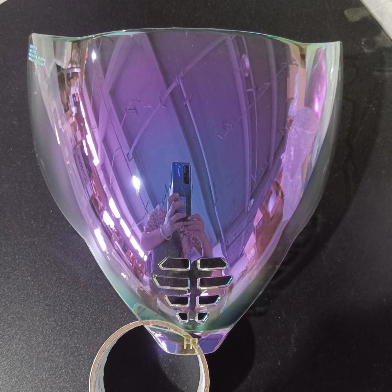 REVO Clear Purple Tinted for ICON airflite helmet Lens Visor Day&Night  Shied