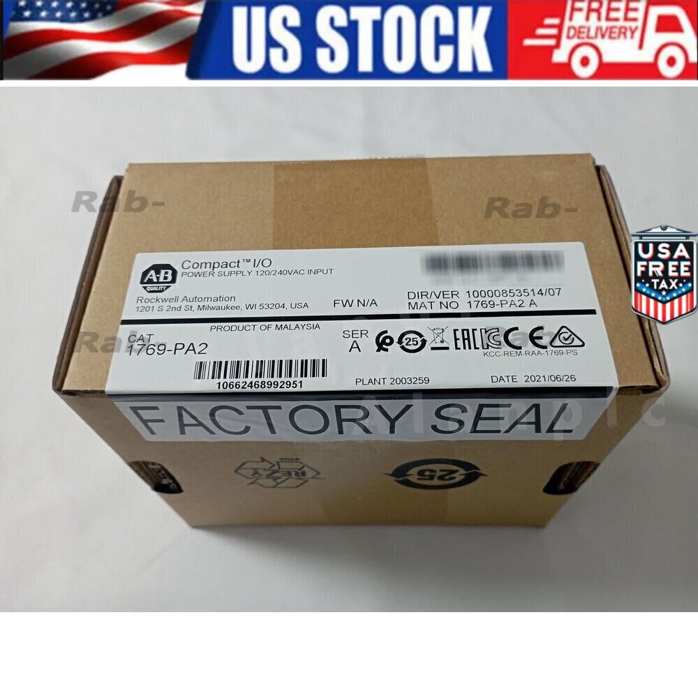New Sealed Allen-Bradley 1769-PA2 CompactLogix Power Supply 1769PA2 US Free Tax