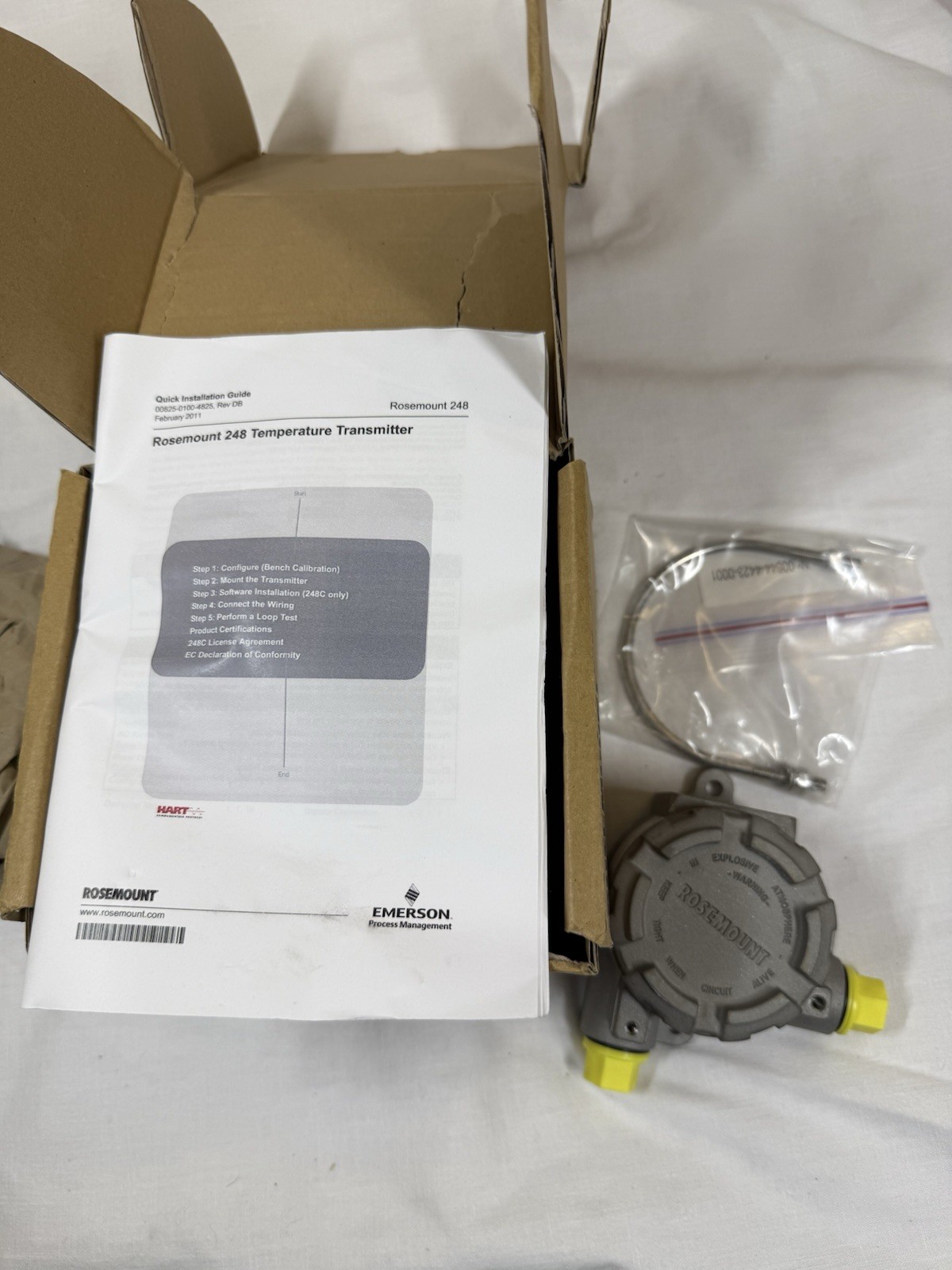 New Emerson 248HANAHINS Rosemount 248 Temperature Transmitter new open box