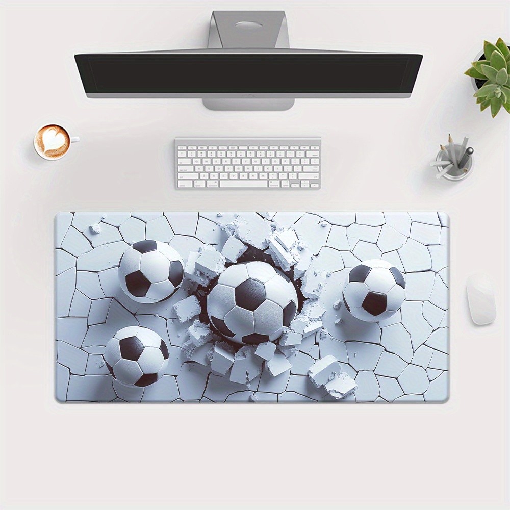 40*90cm1pc Four  Balls HD Printed Pad for Desk, Multi Functional XXL Mousepad, K