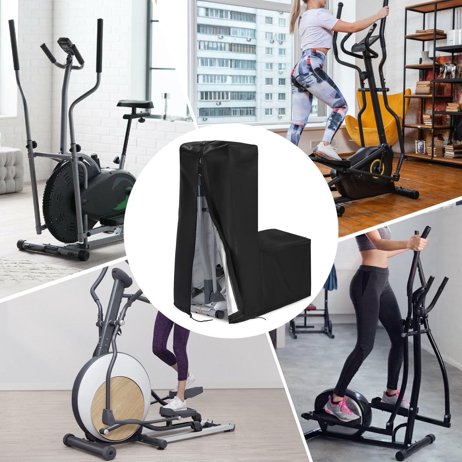 Elliptical Cover, Waterproof & Dustproof Elliptical Exercise Machine Cover fo...