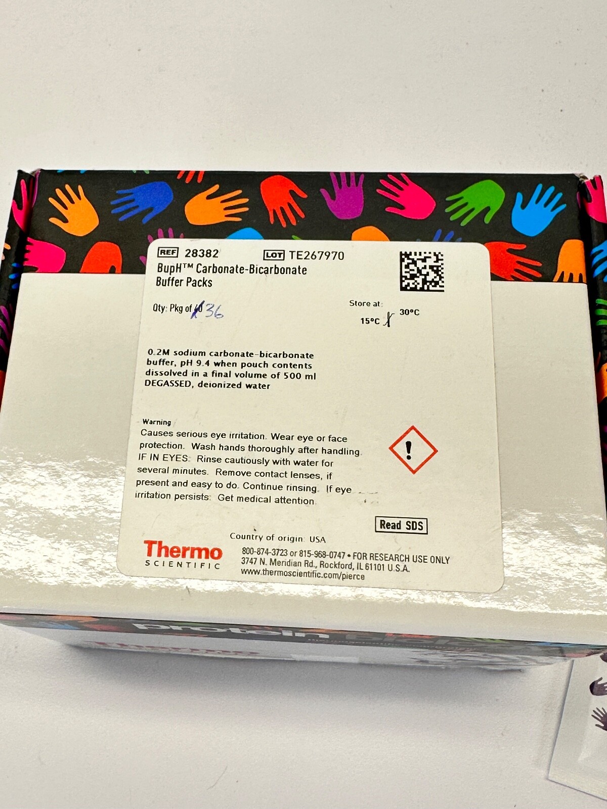 Thermo Scientific BupH Carbonate-Bicarbonate Buffer 36 Packs #28382