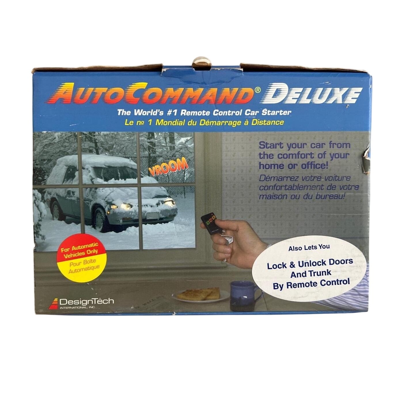 AutoCommand Deluxe Remote Control Car Starter System DesignTech New in Box