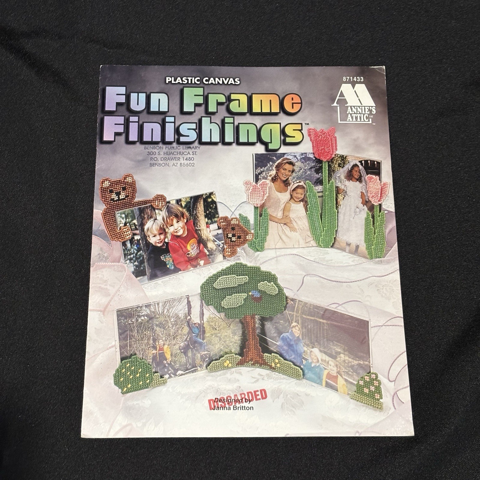 Annie's Attic Plastic Canvas Fun Frame Finishings Pattern 871433 1999