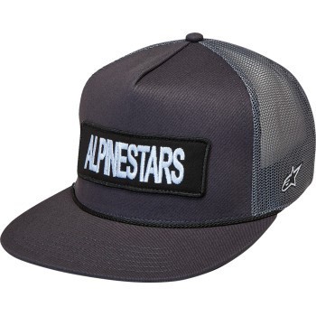 Alpinestars Ten Trucker Hat - Dark Gray/Gray - Adult One Size Fits All
