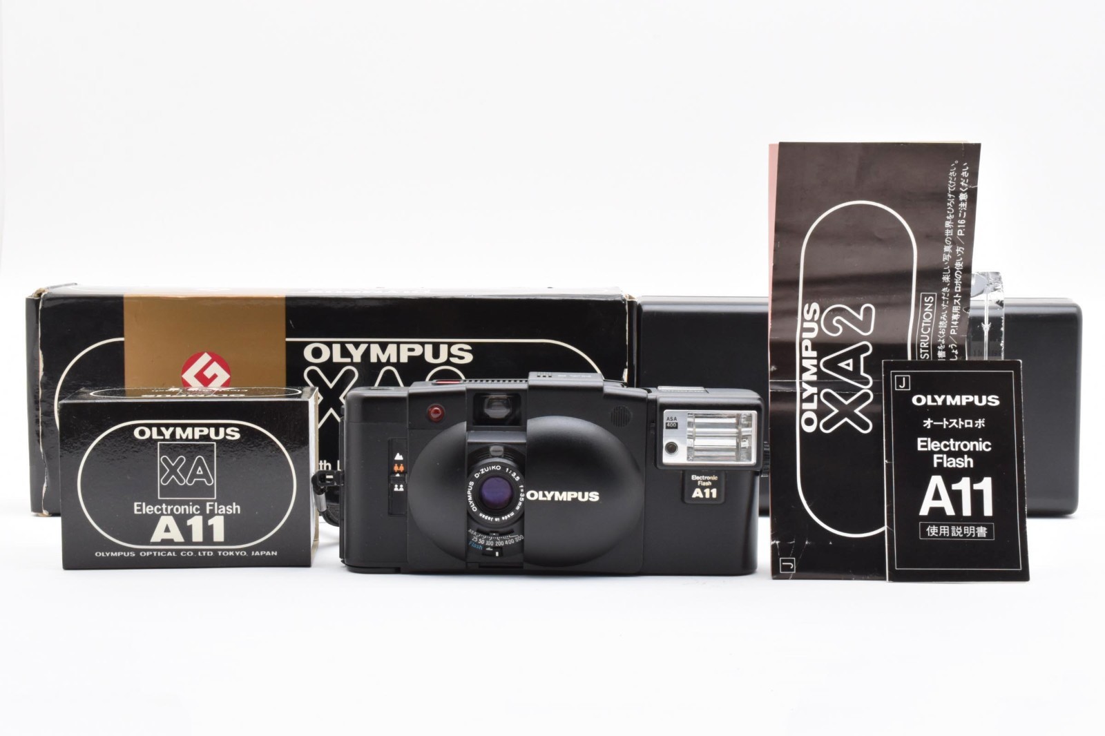 [MINT] Olympus XA2 Point & Shoot Film Camera 35mm F3.5 Lens  From JAPAN #340